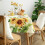 Nappe rustique tournesol 60 x 120 pouces 4