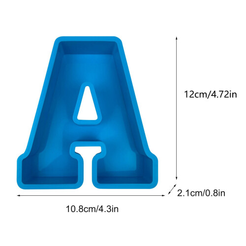 Moule à gâteau alphabet 3D lettres anglaises 2