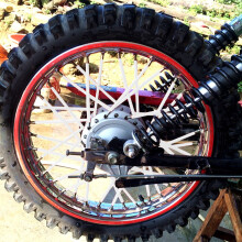 Bike Wheel Spoke Covers Reflective 72 Pack