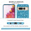 Θήκη Glitter για το Google Pixel7Pro σε μπλε χρώμα, ανθεκτική σε κραδασμούς 7