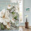 Spring Magnolia Duschdraperiset Polyester Vattentät 4