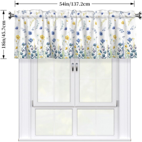 Frühlingsbotanik, blau-gelbe Wildblumen, Bauernhaus 1