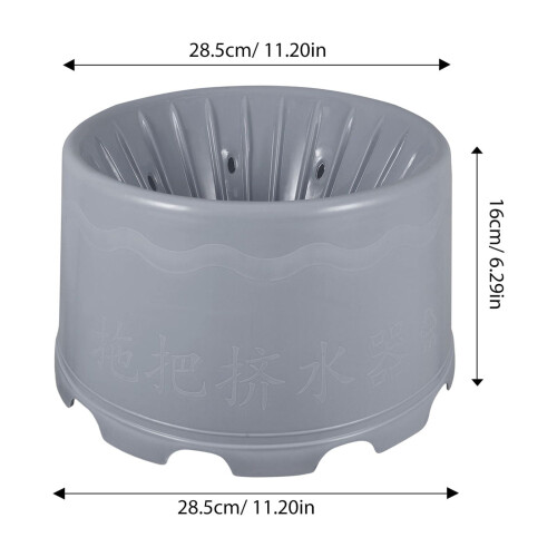 Cestello in plastica per strizzare il mocio con foro di drenaggio. 1