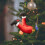 Bendable Santa Boots Decoration 28 cm Plush Legs with Black 4