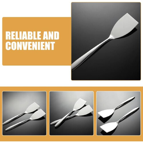 Ensemble de 3 spatules en acier inoxydable 304 2