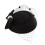Καπέλο Fascinator για γυναίκες με μαύρη κορδέλα με φιόγκο από δαντέλα 3