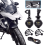 Motorcycle LED Fog Light Guards with Wiring Harness 2 pcs 4