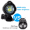 Motorcycle LED Fog Light Guards with Wiring Harness 2 pcs 7