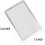Pizzablech aus Aluminium, 2er-Pack, 28 x 41 cm 2