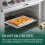 Pizzablech aus Aluminium, 2er-Pack, 28 x 41 cm 3