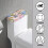 Toilettendeckel mit Kolibri-Blumenmotiv, 2 Stück 3