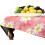 Nappe à marguerites roses, style rustique, 152 x 305 cm 4