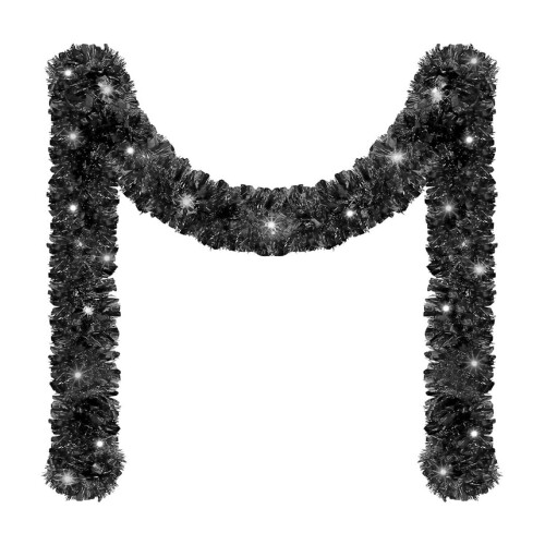 LED Rattan Christmas Wreath Warm White 6.56 ft