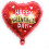 Valentine's Day Heart Foil Balloons Set 2