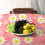 Nappe à marguerites roses, style rustique, 152 x 305 cm 3