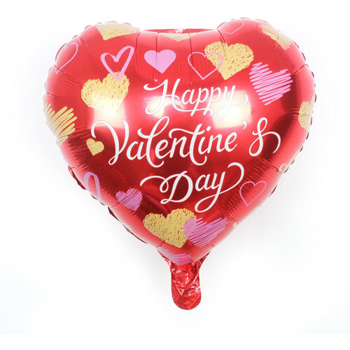 Valentine's Day Heart Foil Balloons Set 2