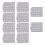 Alphabet Stencils Reusable Letter Painting Template Set 10 2