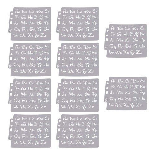 Alphabet Stencils Reusable Letter Painting Template Set 10 1