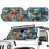 Foldable Hippie Frog Windshield Sun Shade for Jeep Wrangler 2
