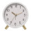 Réveil à quartz blanc rond de bureau 2