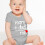 Baby Bodysuits Short Sleeve Letter Print Fall Rompers 18M 4