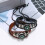 Kompasshänge Armband Konstläder1 st 6