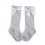 Toddler Socks Soft Cotton Lace Gray One Size 1
