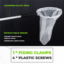 Bug Net Butterfly Catching Net Fish Nylon Net with Telescopic Handle for Adults & Kids,Extendible From 37 Inch To 68 Inch.
