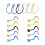 Fake C-Shaped Nose Hoop Ring Set 16 Pcs 20g 1