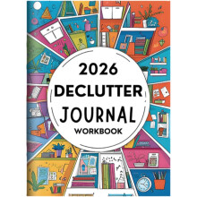 Declutter Journal Workbook Guided Planner 60 Pages