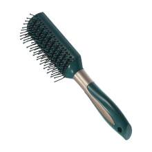 Detangler Brush for Adults Plastic Synthetic Bristles Green