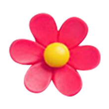 3D Flower Fridge Magnet Multicolor 1x1 inch Set of 1