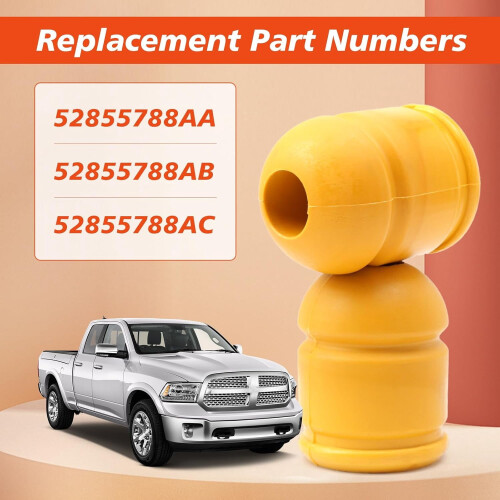 Achterbumperstoppers voor Dodge Ram 1500 2009-2020 (2 stuks) 1