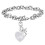 Guardian Angel Initial Charm Bracelet 8 inch 1