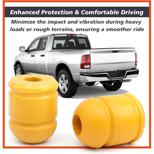 Achterbumperstoppers voor Dodge Ram 1500 2009-2020 (2 stuks) 2