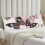 Housse de coussin papillon rose 51 x 137 cm 2