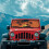 Foldable Windshield Sun Shade for Jeep Wrangler and 3