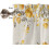 Botanical Kitchen Curtains Grey Yellow Farmhouse Tier 5