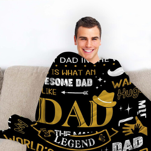 Couverture cadeau pour papa, 127 x 152 cm 2