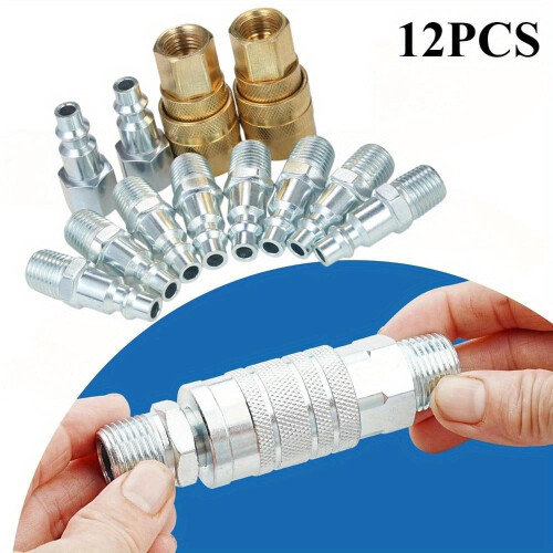 Hydraulic Connector Set Brass Internal Thread 12 pcs 1