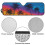 Foldable Car Windshield Sun Shade Coconut Tree Design 1 Pack 6