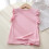 Girls Casual Tank Top Solid Color Flutter Sleeve 2