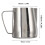 Pichet à mousser en acier inoxydable 304 600 ml 5