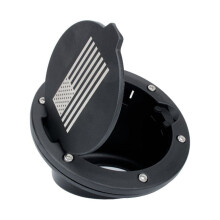 Black Gas Tank Cap for 2007–2017 Jeep Wrangler JK