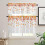 Thanksgiving Kitchen Curtains Rod Pocket 24 inch Orange 6