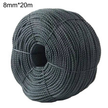 Black Braided Polyethylene Rope 100ft