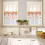 Thanksgiving Kitchen Curtains Rod Pocket 24 inch Orange 5