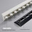 Rail de plafond en aluminium pour rideaux, blanc, 150 cm 4