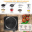 Electric Countertop Burner 1500W Black with 5 Temp Settings 2