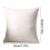 Coussin décoratif uni en similicuir 43 x 43 cm 3